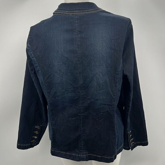 Vintage Casual Corner timeless denim jacket 1X - Picture 6 of 6